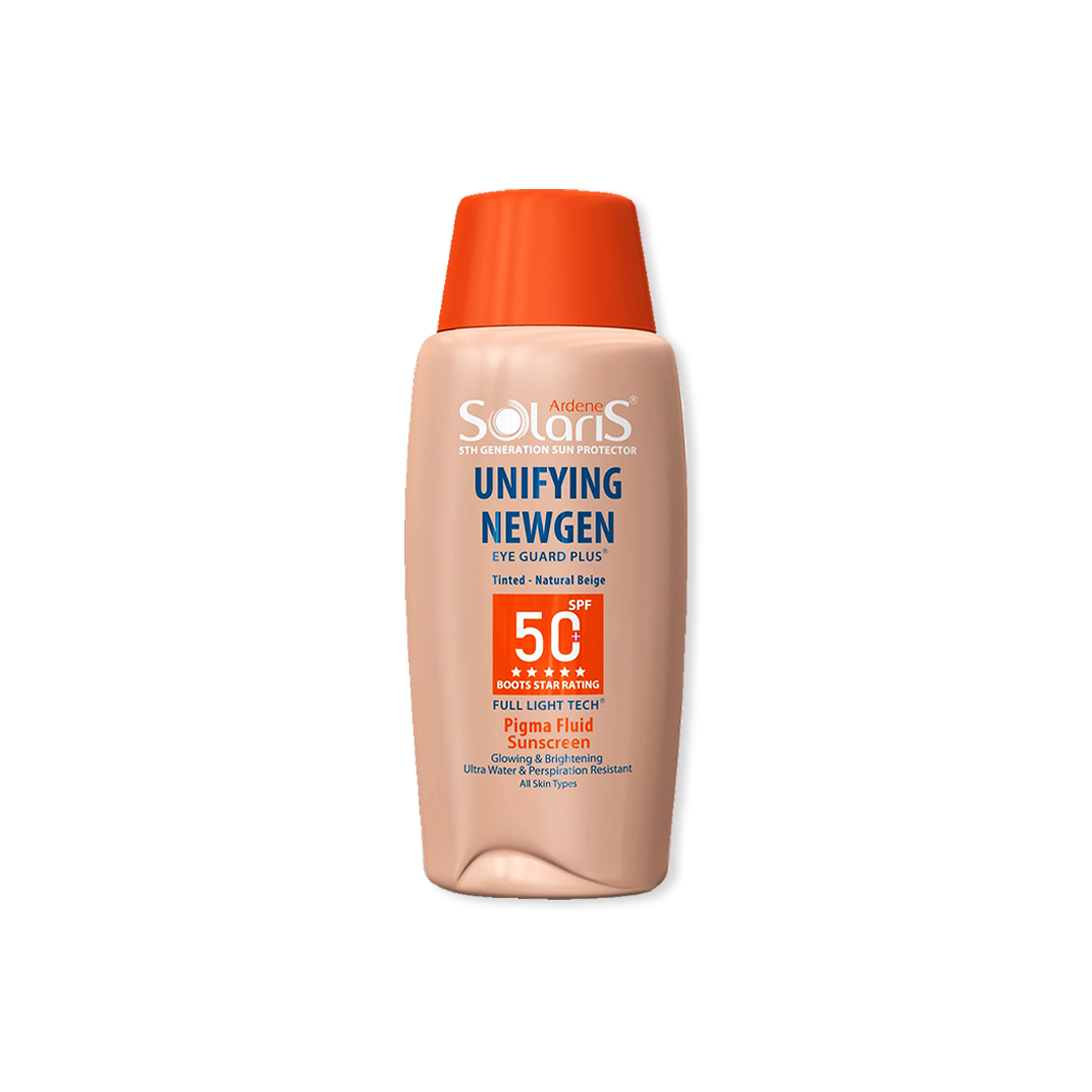  ضدآفتاب ضد لک رنگی یونی فایینگ نیوژن +SPF 50 (بژ طبیعی) آردن سولاریس 